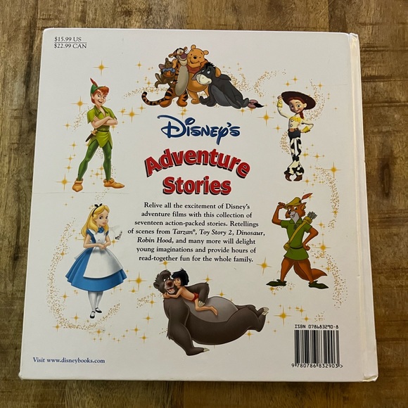 First Edition Disney’s Adventure Stories Storybook Collection-Vintage Hardcover - Picture 3 of 13
